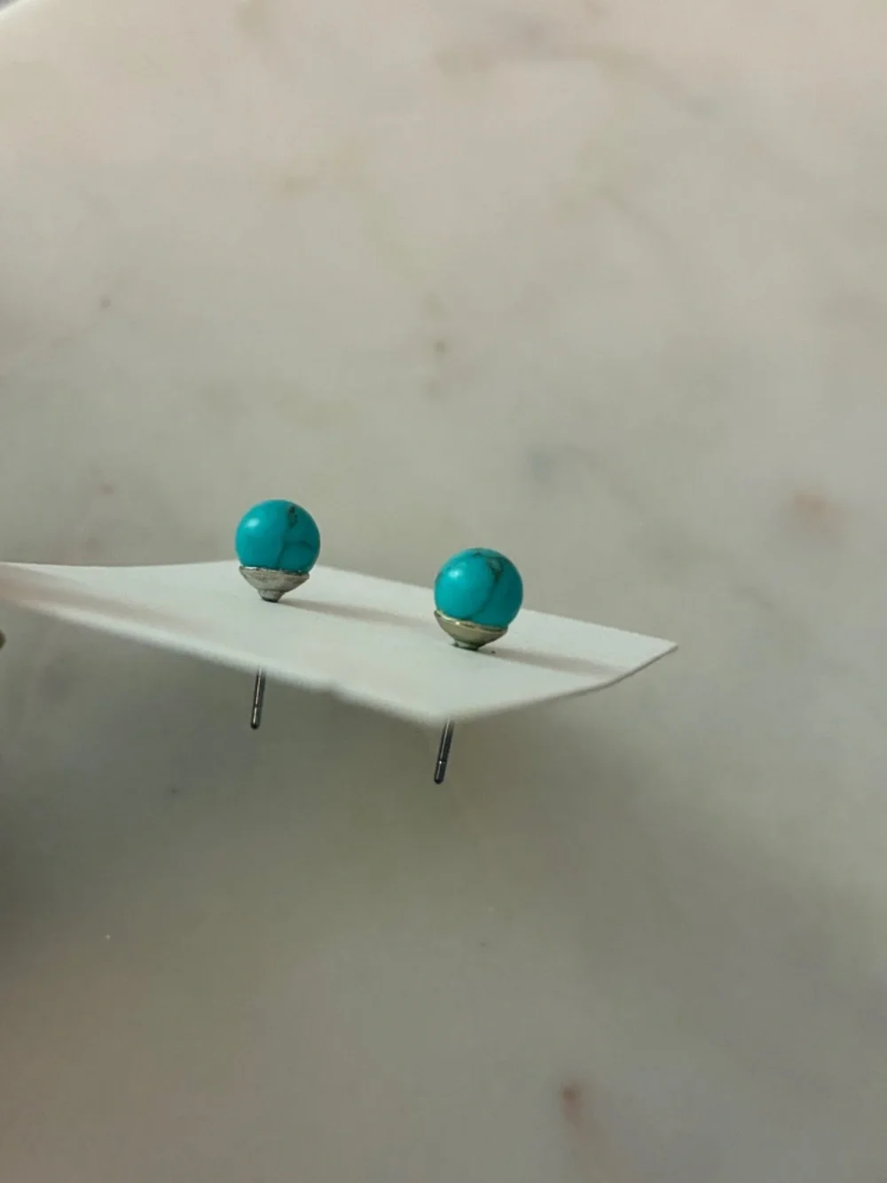 Studex Turquoise Ball Stud Earrings for Women